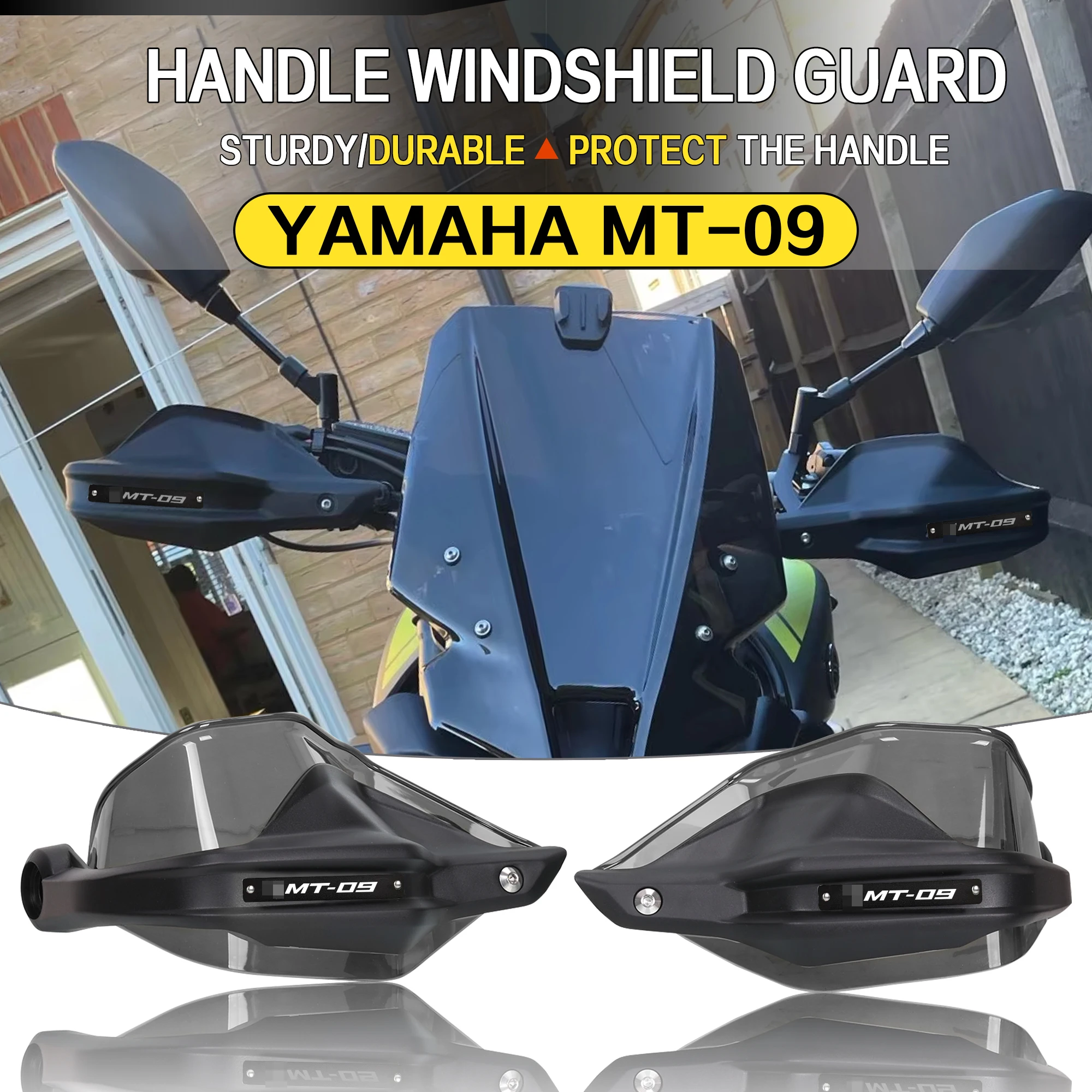 MT-09 Handguard For YAMAHA MT09/SP FZ09 2014-2025 Motorcycle Handlebar Wind Deflector Shield Hand Guard Lever Protector MT-09SP