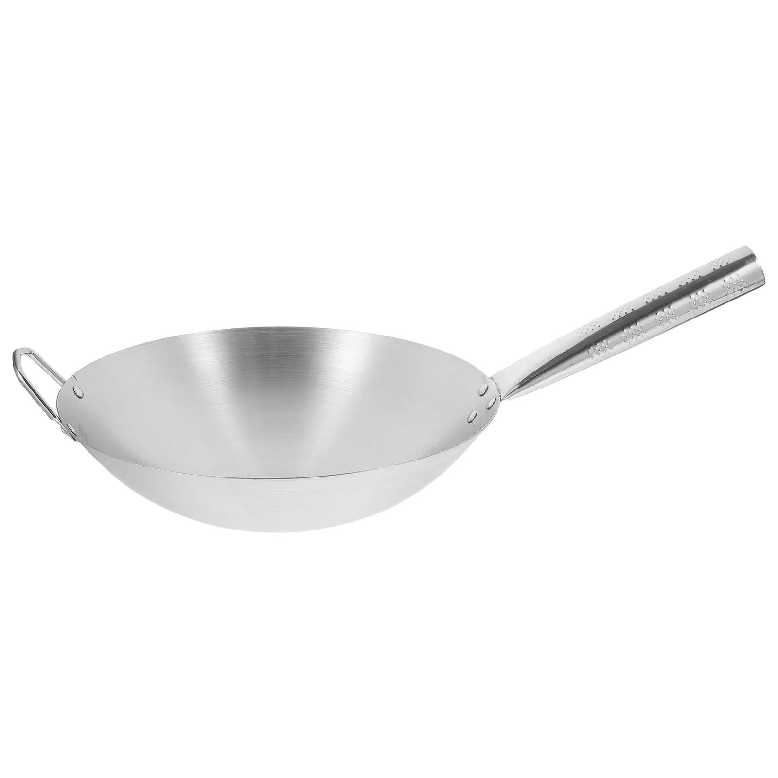 

Stainless Steel Wok Non Stick Cooking Pot Stir Fry Skillet Frying Pans For Gas Electric Stove Kitchen Utensil Pan