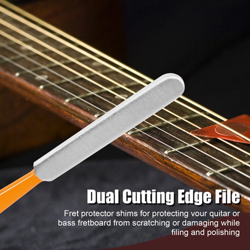 Guitar Fingerboard Luthier Tool - Guitar Fret Crowning Luthier File, Fret Leveling Beam Sanding Leveler Beam And Fingerboard Gua