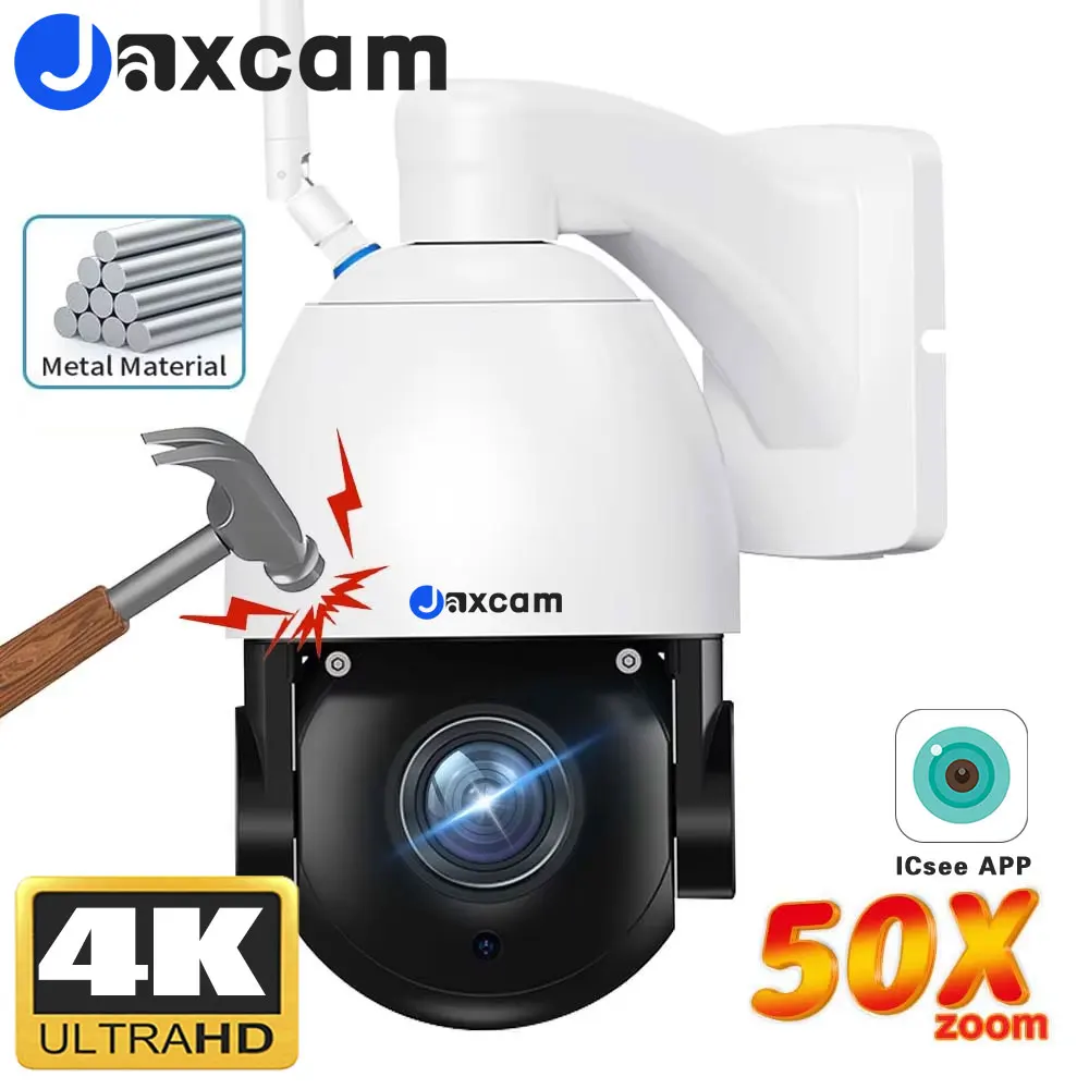 

50X Optical Zoom 4K 8MP WiFi Video Surveillance Camera CCTV Two-Way Audio Human Detection Outdoor Security PTZ IP Cameras