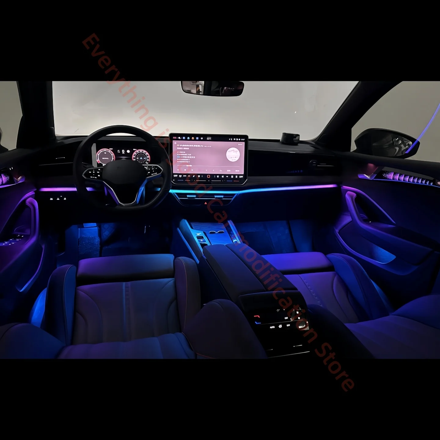 

Светодиодный окружающий свет для Volkswagen VW Passat B9, обновление внутреннего освещения автомобиля, автомобильные аксессуары, накладка Starlink, атмосферная лампа