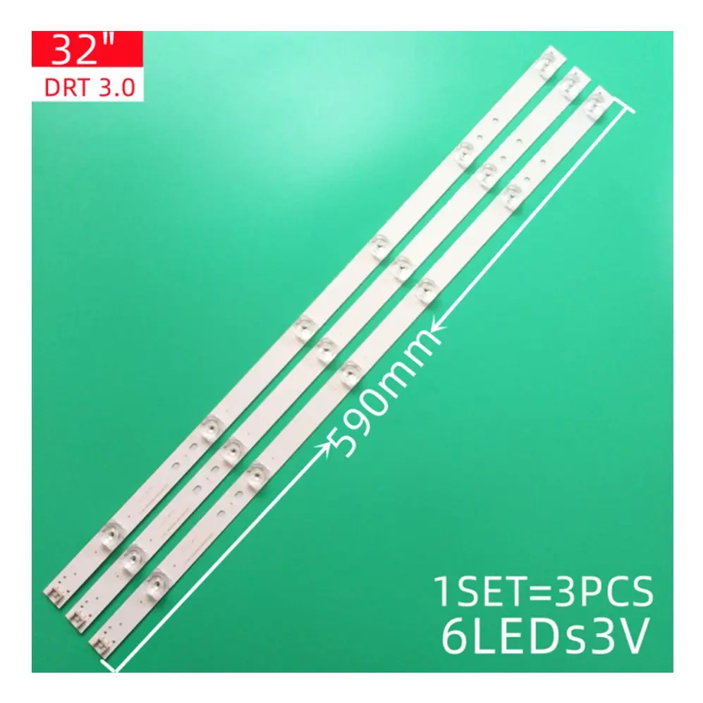 New 30 PCS*6LED 590mm LED backlight strip bar compatible for LG 32LB561V UOT A B 32 INCH DRT 3.0 32 A B 6916l-2223A 6916l-2224A