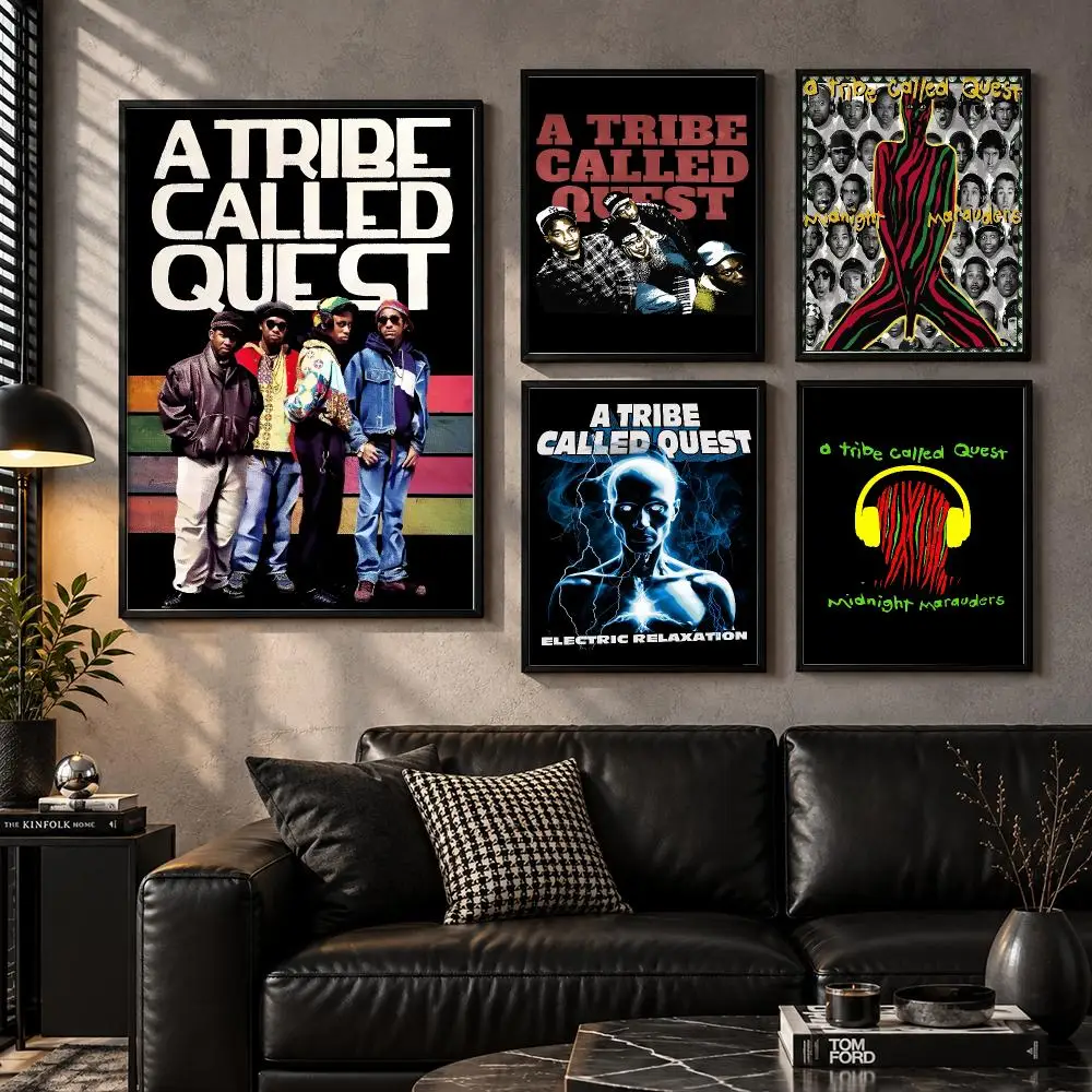 A T-Tribe Called Quest Poster Modern Wall Art Sticker For Living Room Bedroom Bar Home Decor Mural Painting Decoration