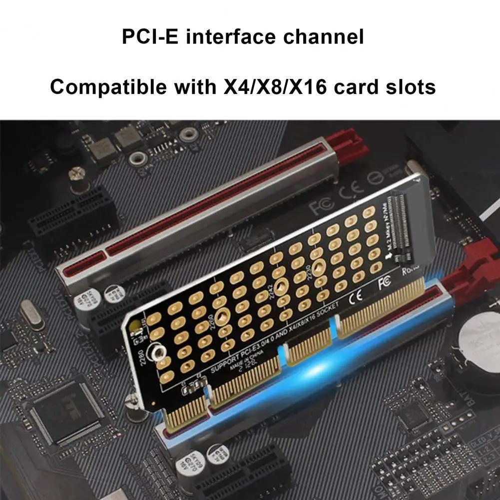 Tarjeta adaptadora M.2 Nvme de alta velocidad, accesorios de computadora, expansión Pcie4.0 con soporte para 2230/2242/2260/2280 M.2 para Nvme