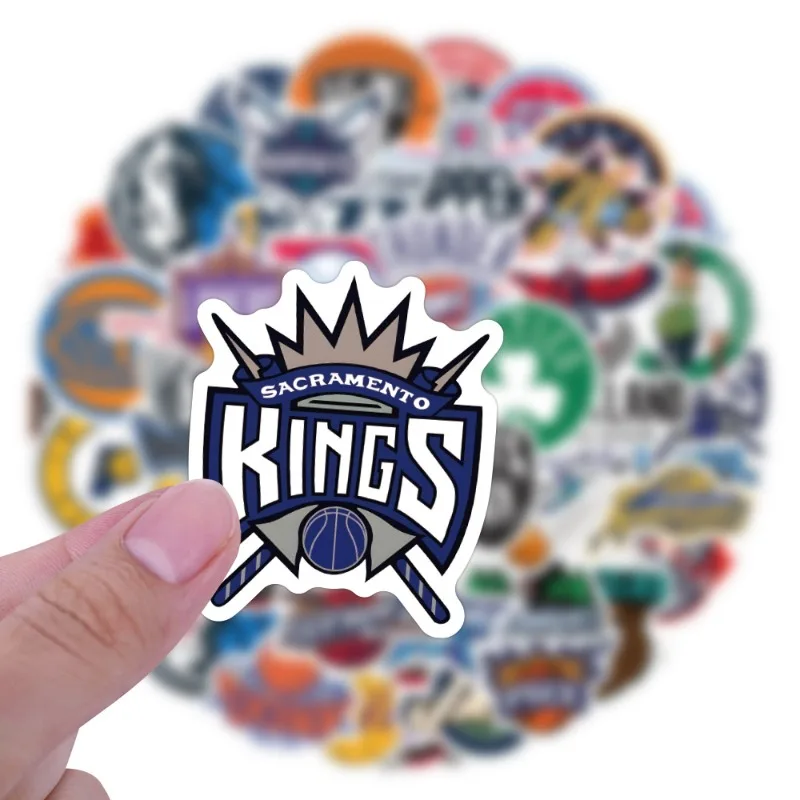 60 Pcs Cartoon NBA Graffiti Stickers DIY Water Cup Suitcase Stationery Car Mobile Laptop Refrigerator Decoration Stickers view 4