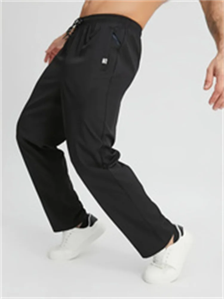 2026 Summer Casual Long Pants: Waterproof, Quick-Drying, Thin Fabric with Zipper Pockets