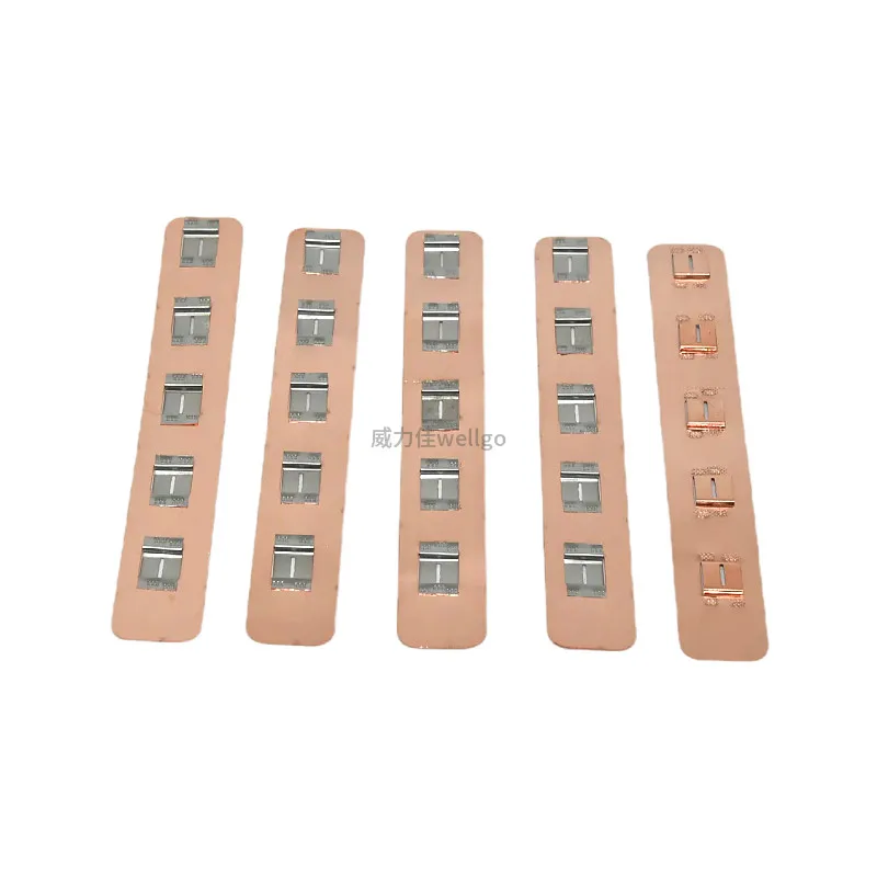 18650 21700 Copper-nickel  Busbar 1*5  With Excessive Current Easy Spot Welding Edge Extension