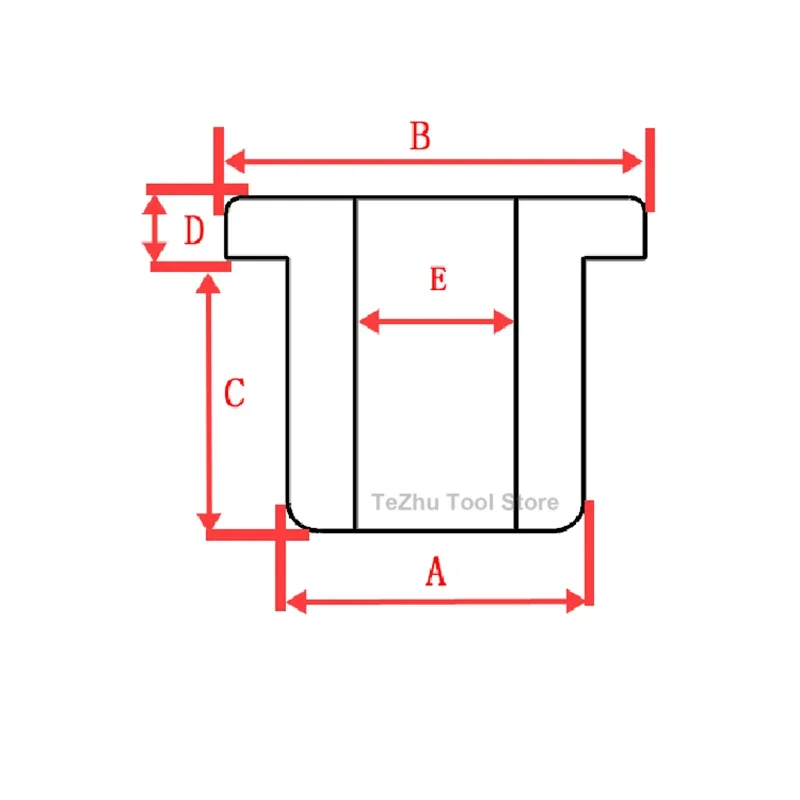 Rubber Wiring Grommets, Silicone Rubber Open Grommet, Black A=5mm~51.3mm optional, Wire Cable Hole Protect Tidy Bush