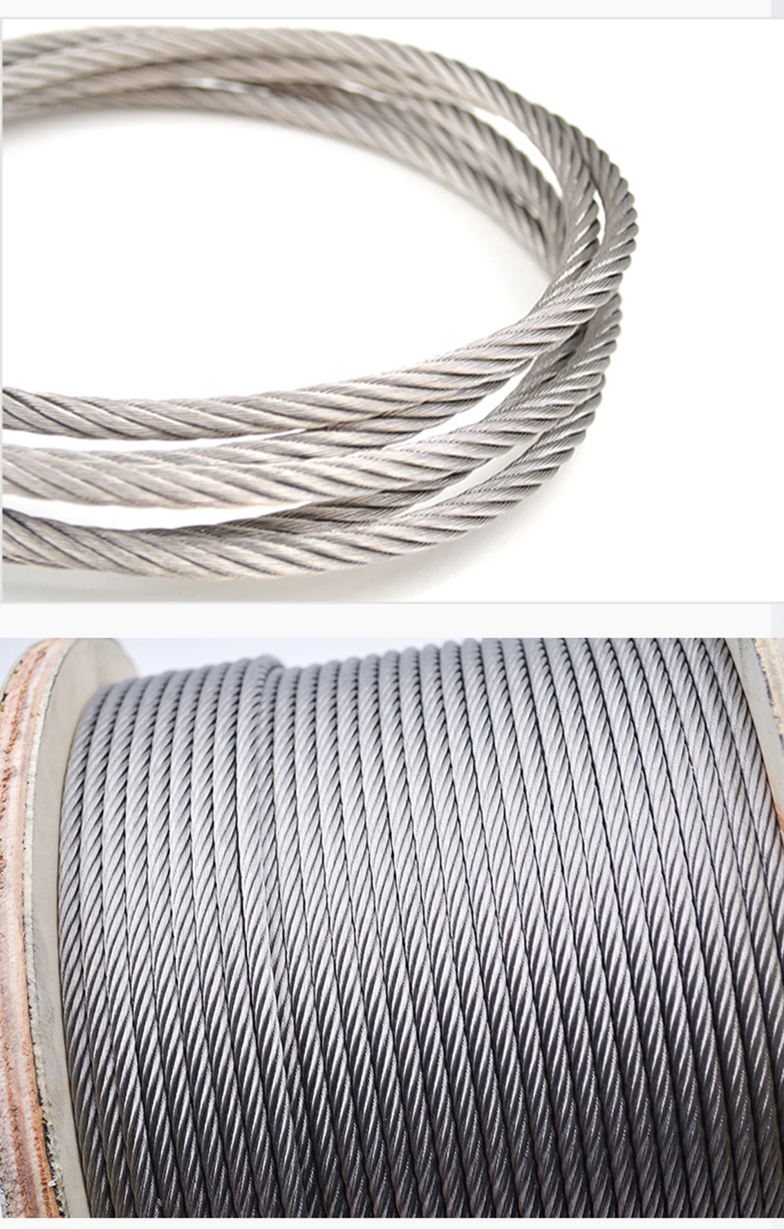 304 Stainless Steel Wire Rope 7 * 7 Structure Soft And Fine Fishing Rope Flagpole Rope Fishing Cord Gifts For Men Accessories