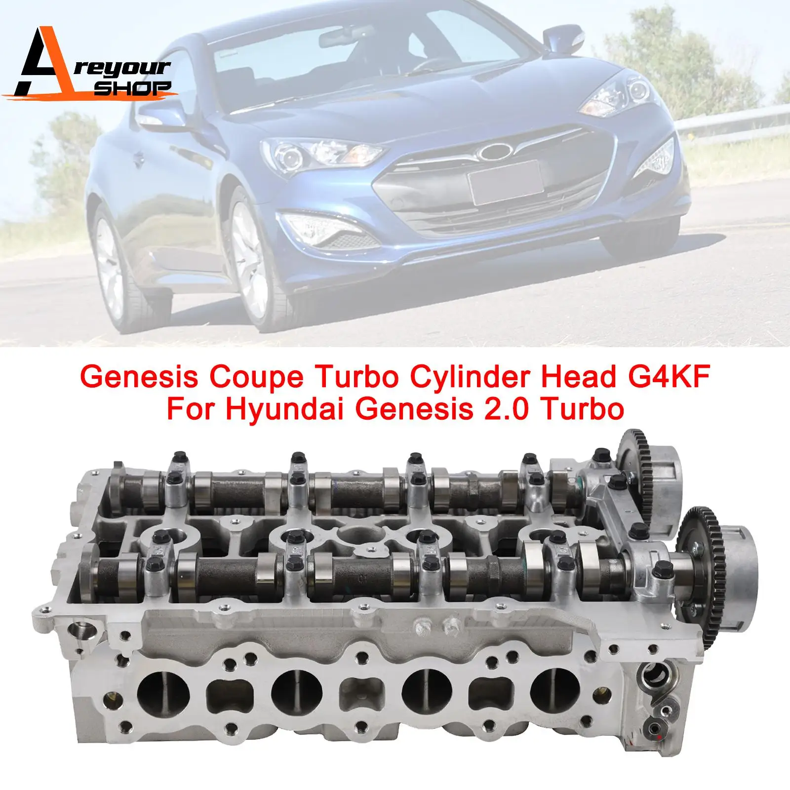 

Brand New Cylinder Head G4KF for Hyundai Genesis 2.0 Turbo Direct Replacement