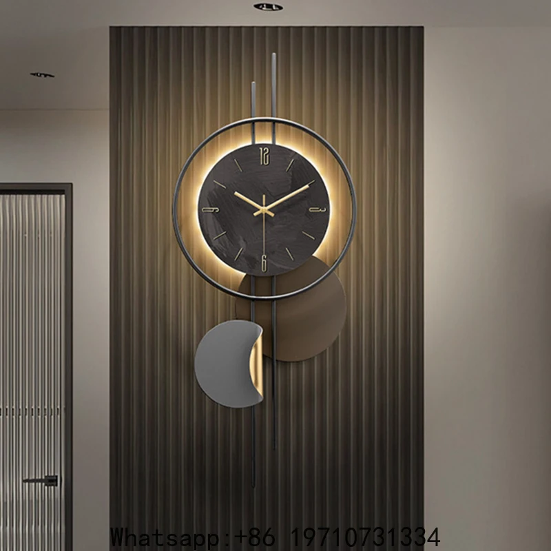 Minimalist Stylish Wall Clocks Mural Wall Clocks Elegant Room Ornaments Clock Home Decorating Items Clock Creativity Design