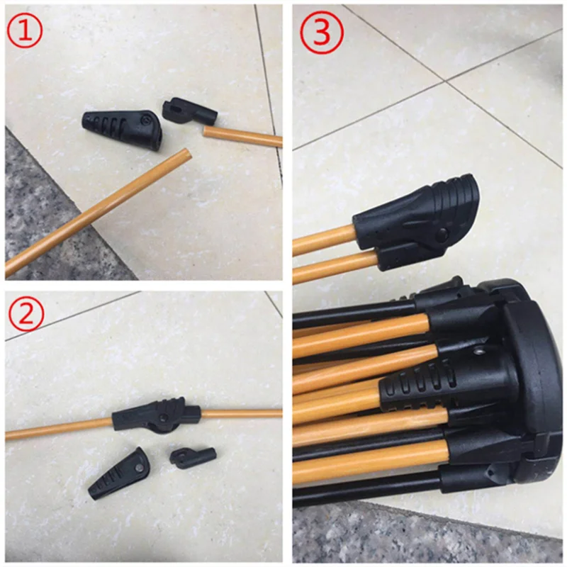 Tent Accessory Joint Plastic Support Rod Repair Support Rod Folding Rotary Joint Parts Automatic  Tent Support Components