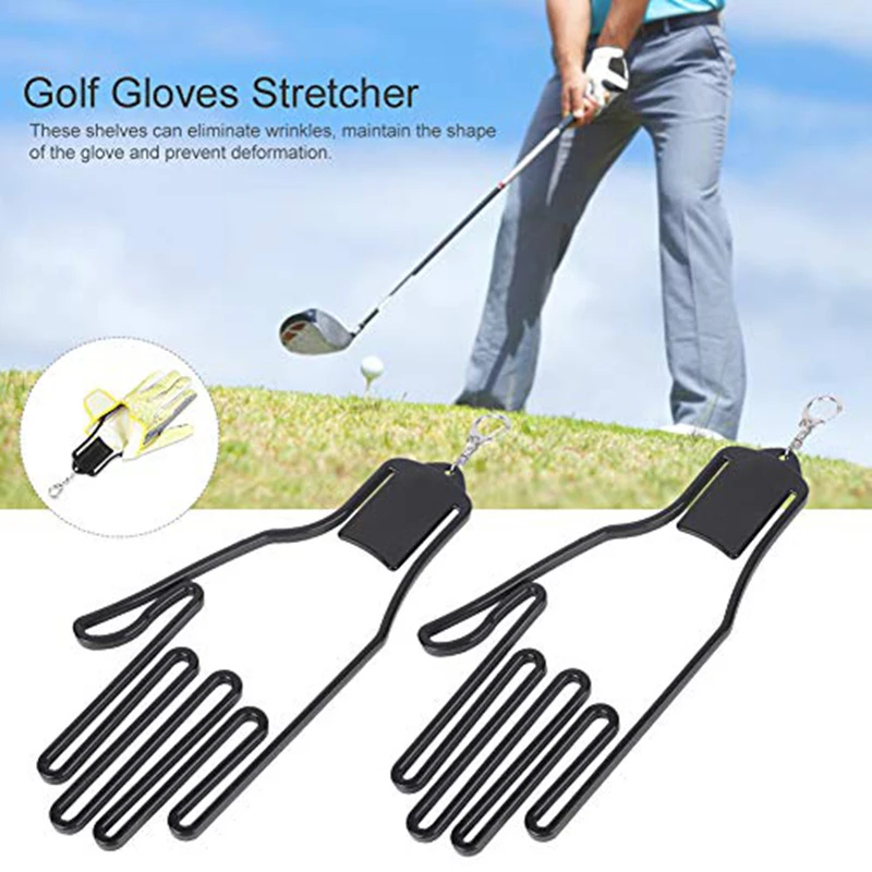 Golf Glove Extension Rack Hanging ABS Glove Holder Glove Shaper Plastic Glove Holder With Metal Buckle Golf Accessories