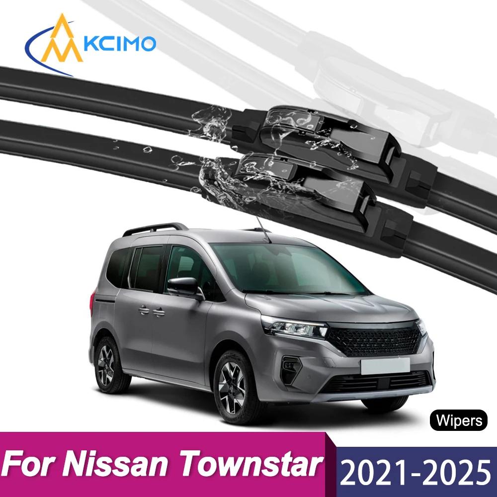 

Upgrade Your Wiper System 2PCS Premium All-Season Blades For Nissan Townstar 2021-2025 Long-Lasting Clear Vision