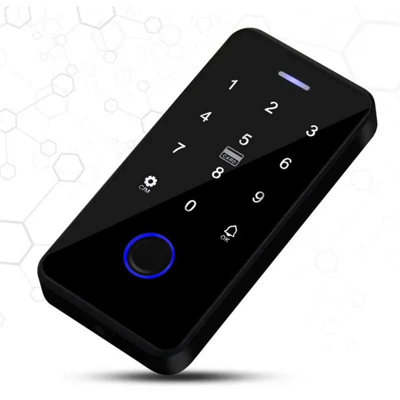 

NFC Bluetooth Tuya APP Access Control Keypad Waterproof RFID Keyboard 13.56Mhz Biometric Fingerprint Touch Door Opener Durable C