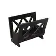 Mahogany Solid Wood Magazine Rack 15.75 in L x 10.25 in W x 11.25 in H
