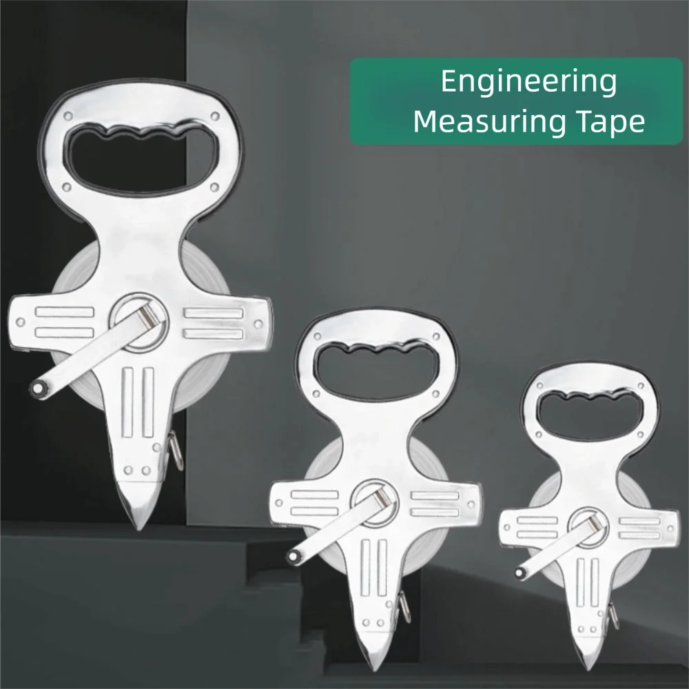 Высококачественная портативная линейка со стальной рамой, прецизионная измерительная длинная стальная лента, линейка из нержавеющей стали, открытая катушка
