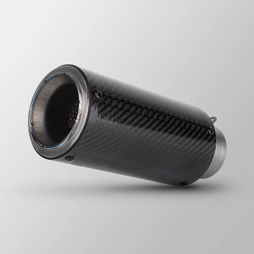 Motorcycle Exhaust Muffler 51MM 60MM Universal Super Street Bike Exhausts Project CR-T Tail Tube For GSXS1000GT MT-09 NX500 Z900