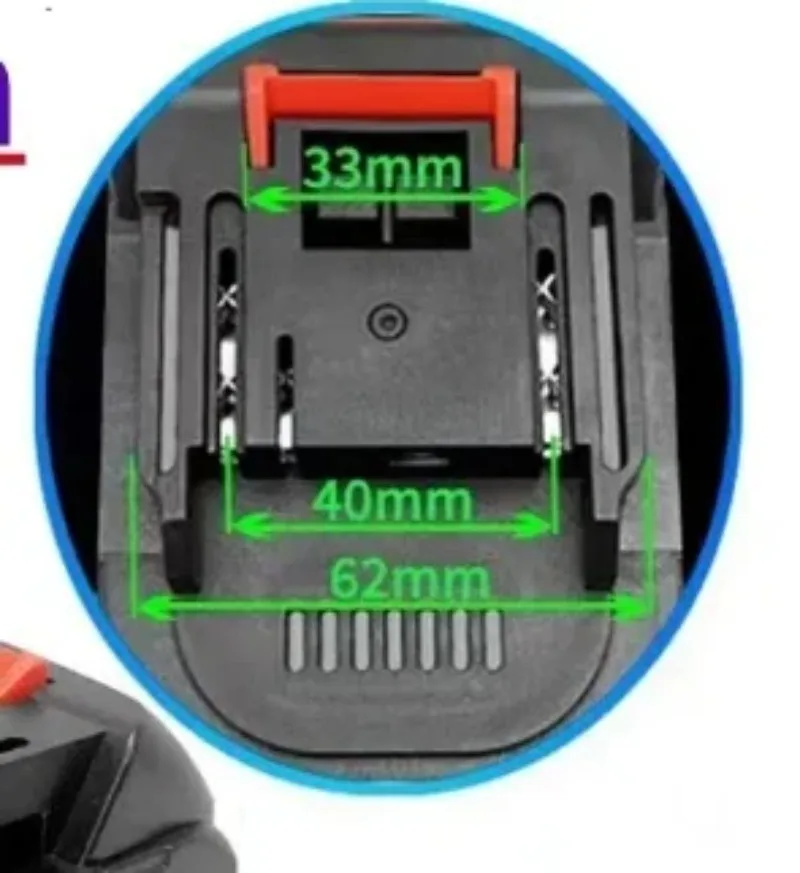 18V Replacement Compatible Battery 7000mAh, 5S2P Layout, Low Internal Resistance, Efficient Runtime, Prevent Overheating