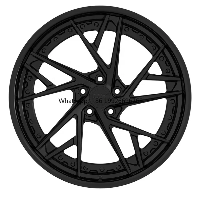 

Customized Forged Wheel Gloss Black Forged 2 Piece Rims 22 Inch Forged Wheels