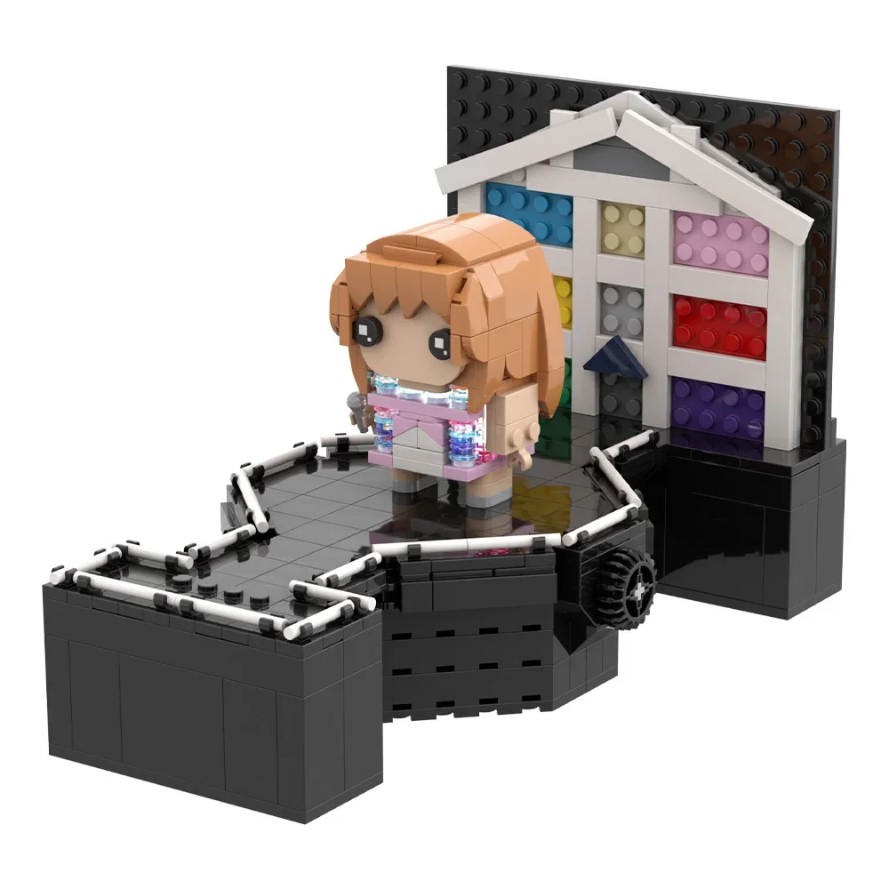 Gobricks MOC saint valentin Tayloreds BrickheadZ blocs de construction de petite scène modèle Figure briques bricolage assemblé jouet cadeau pour enfants