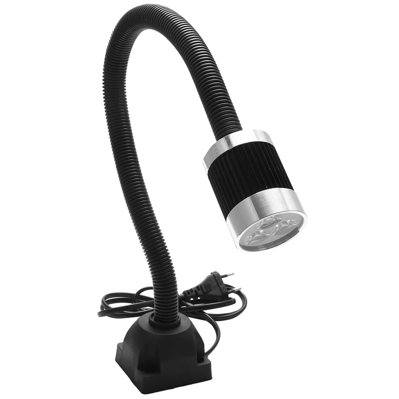 Imagem -05 - Industrial Led Máquina Lâmpada de Trabalho Gooseneck Torno Ferramenta Fresadora ue Plug 220v 9w 50cm Cnc