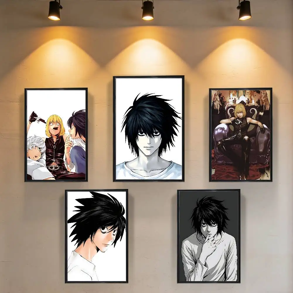 Impulse Mello Death Note Insane L Lawliet Постеры, настенные картины, изображения для гостиной, ресторана, бара, большие декоративные наклейки