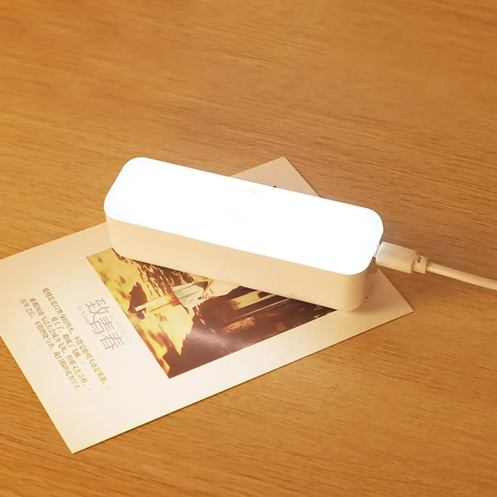 New Mini Desk Lamp Rechargeable Energy-saving Night Lights Eye Protection Three Modes Touch Bedside Lamp