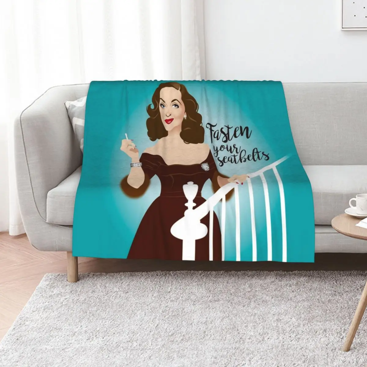 

Fasten your seatbelts Throw Blanket Bed covers Soft Beds Extra Large Throw funny gift Blankets