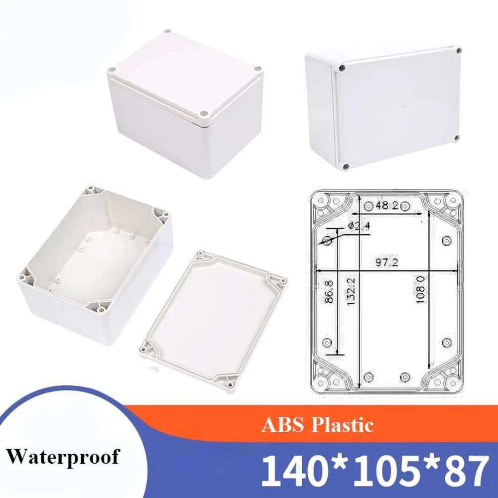 

New Ip65 Outdoor Project Box Plastic ABS Waterproof Electrical Junction Box 10 Styles Cable Custom Cases