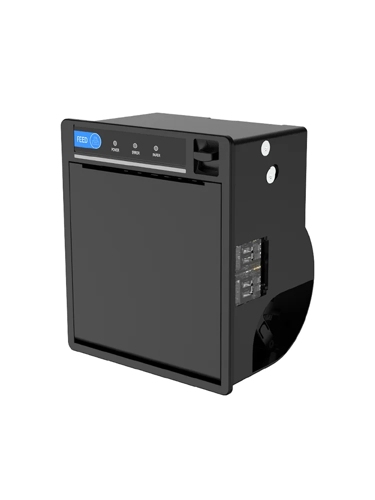 CASHINO EP-382C 12V 24V 80mm Kiosk Embedded Panel Thermal Receipt  Printer With Auto Cutte With Key For Auto Receipt Station