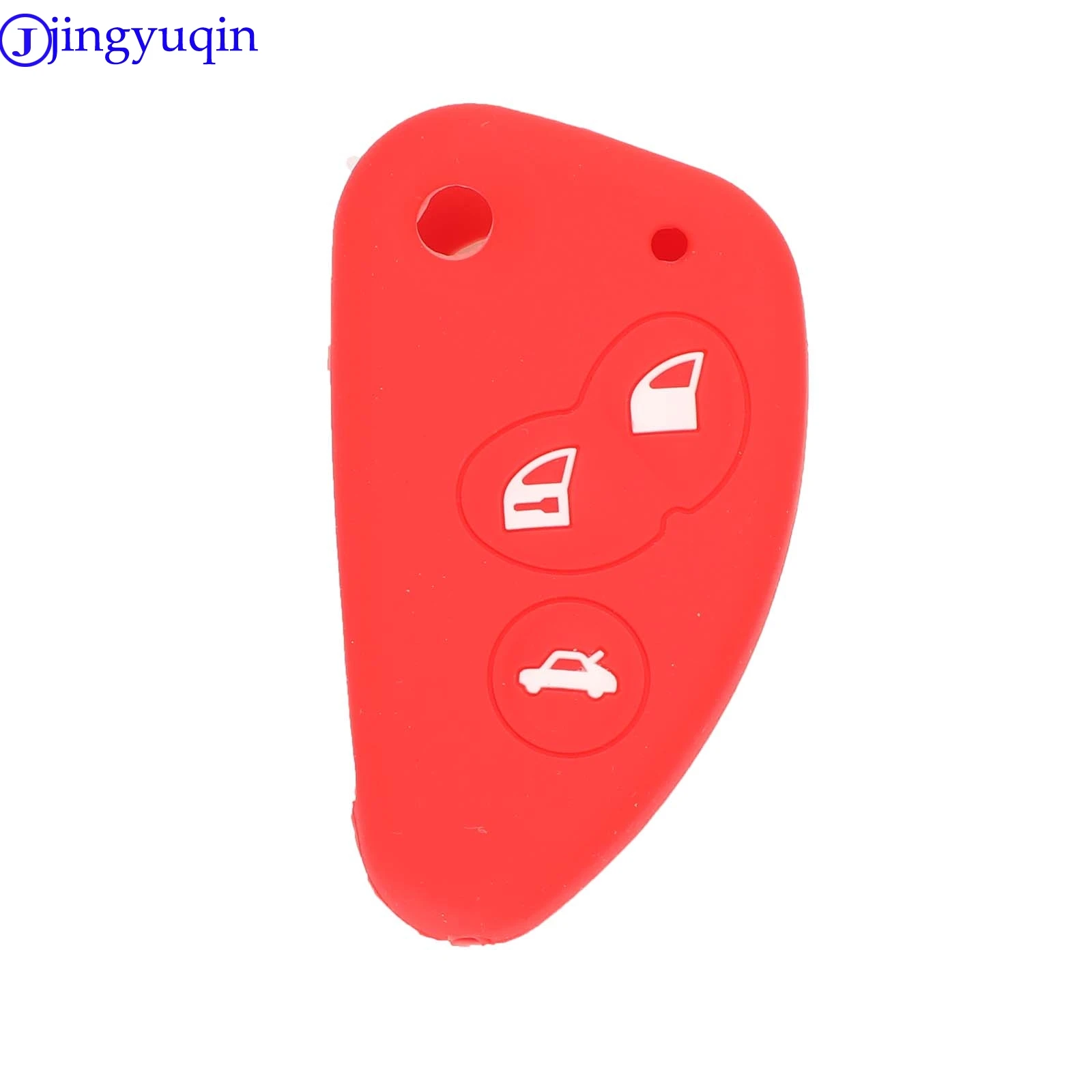 jingyuqin 3B Remote Key Silicone Cover Case Fob For Alfa Romeo 147 156 166 GT JTD TS Flip Folding