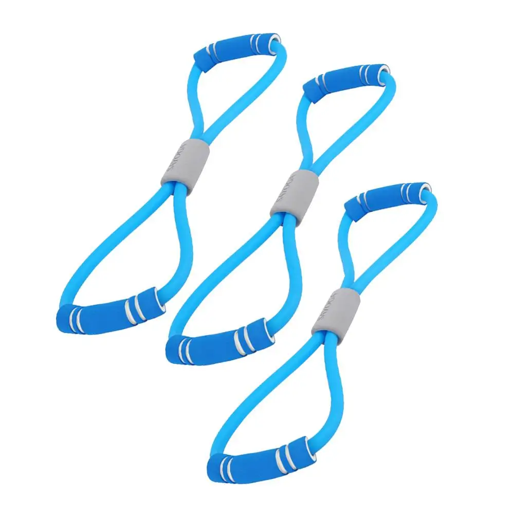 

3 Pcs Resistance Bands Set for Legs Yoga 8 Durable Elastic Exercise Portable Lightweight Strength Training Therapy
