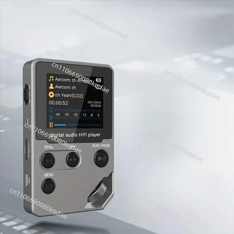 8GB Wireless Audio Playback Device, Zinc Alloy Shell, Rotary Control Knob, Voice Recording Function