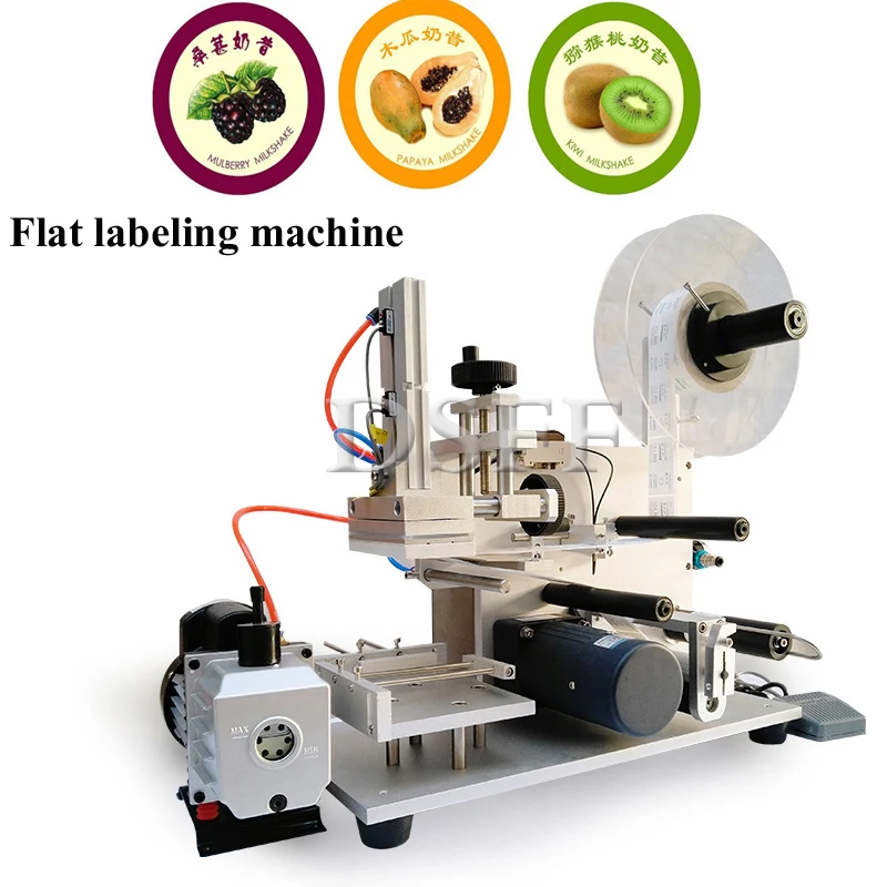 High Quality Glass Bottle Labeling Machine, Small Plastic Flat Bottle Double-Sided Pattern Printing Machine