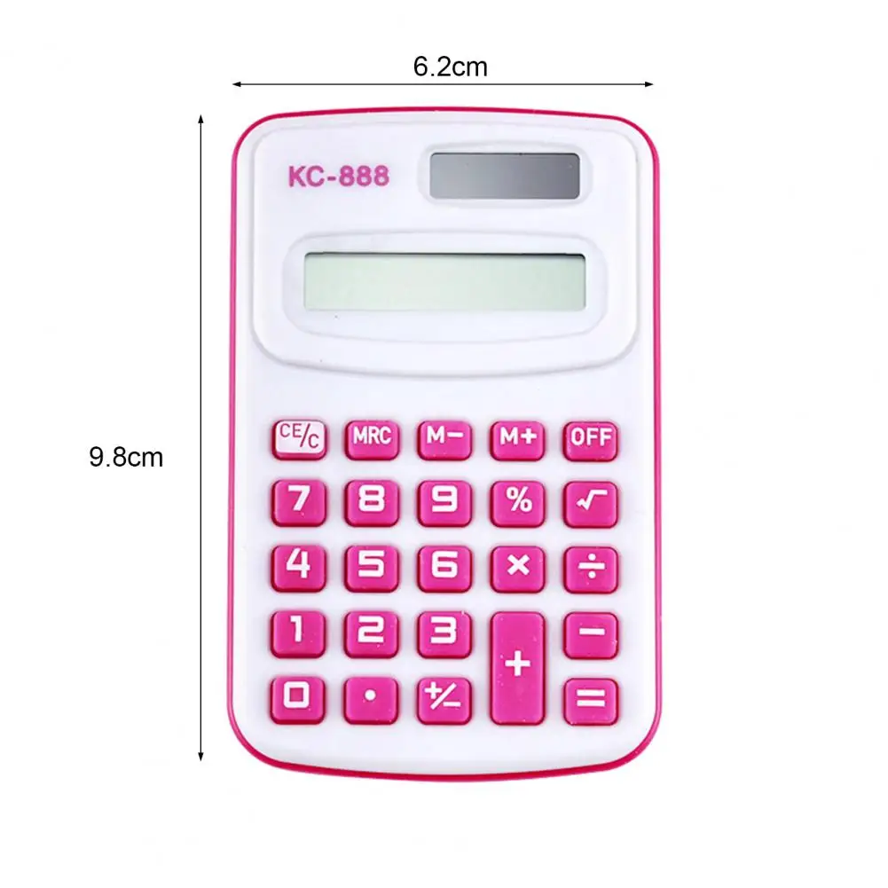 Mini Calculator Sensitive Button Accounting Tool Portable Students 8 Digits Pocket Calculator For Teacher Student School