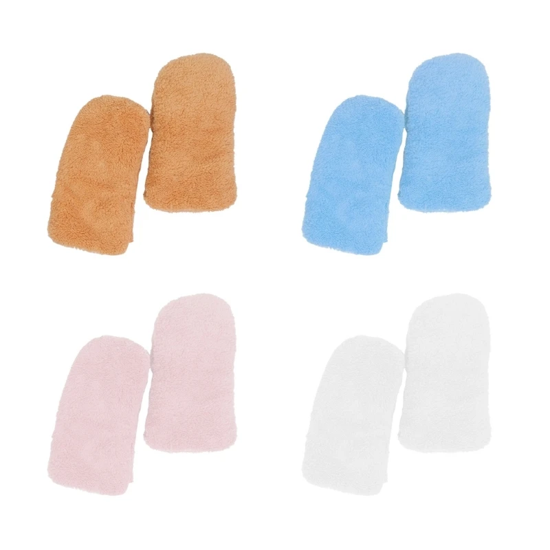 

Quick Attach Baby Strollers Warm Gloves for Winter Wind Resistant Cold Weather Comfortable Plush Hand Protections 15UB