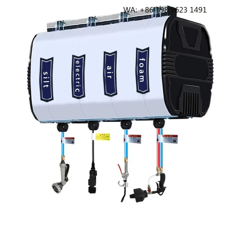 JRS Customization Portable Hose Pipe Reel Wall Mountable air Hose Reel Compressor Plastic