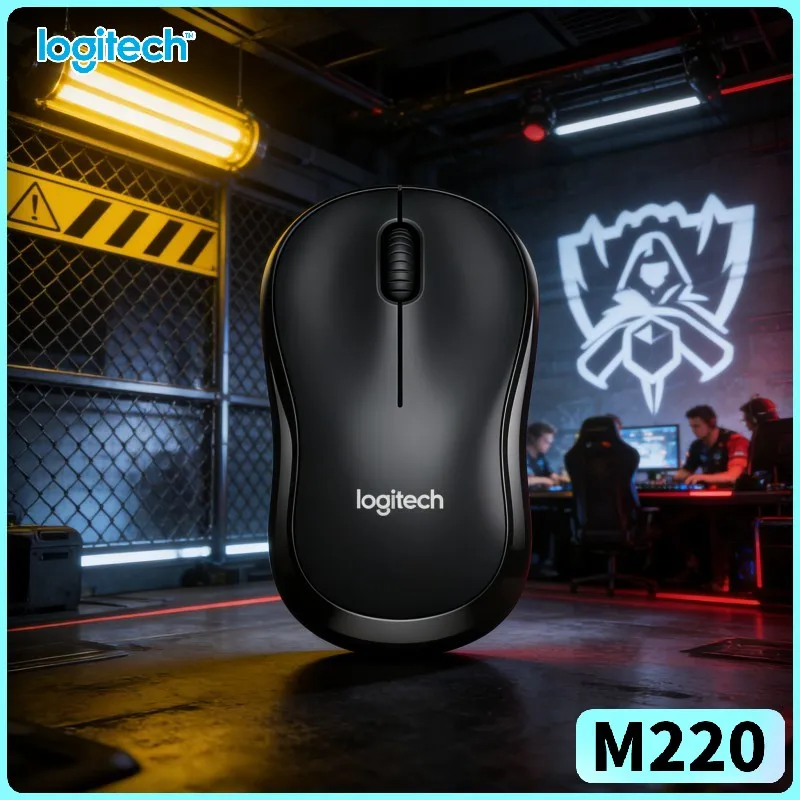 

Logitech M220 Silent Mouse 10m Range 1000 DPI Accuracy 18-Month Battery Ergonomic Comfort Design Office Home Daily Accessory