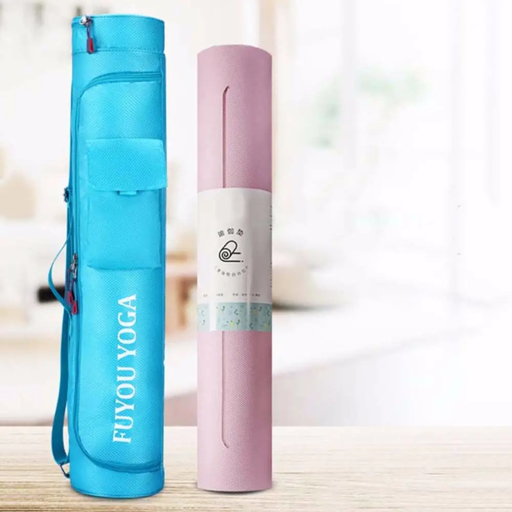 Gym Large Capacity Yoga Mat Carrier Case Waterproof Storage Bag Fitness Bag Yoga Mat Holder Yoga Mat Bag Carrier Knapsack