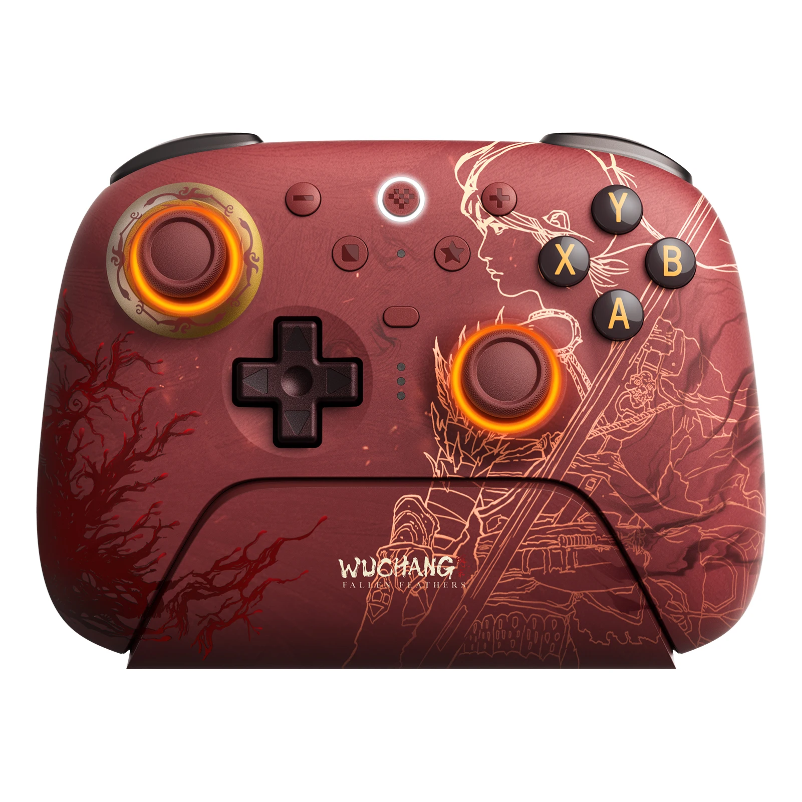 8BitDo Ultimate 2 WUCHANG، وحدة تحكم TMR Joystick & Hall Effect مع قاعدة شحن للكمبيوتر الشخصي، Windows 10، 11، Android