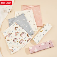 Bilayer Baby Wrap Blanket Newborn Baby Swaddle Tie Anti Startle Jump Blanket Summer Thin Cotton Soft Diaper Changing Blanket 4