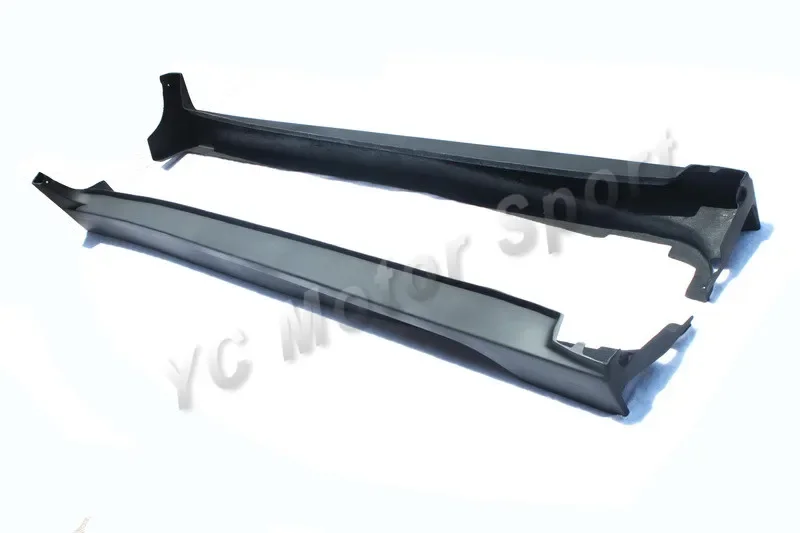 Car Accessories VS Style FRP Fiber Glass Side Skirt with CF Extension Underboard Fit For 2008-2012 Impreza GRB STI