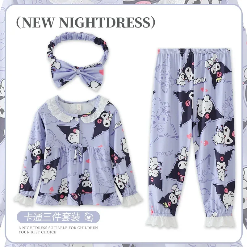 

Kawaii Kuromis Spring Autumn Girls Pajamas Sets Teenager Sleepwear Kids Pyjamas Child Sleepwear Christmas Homewear Loungewear