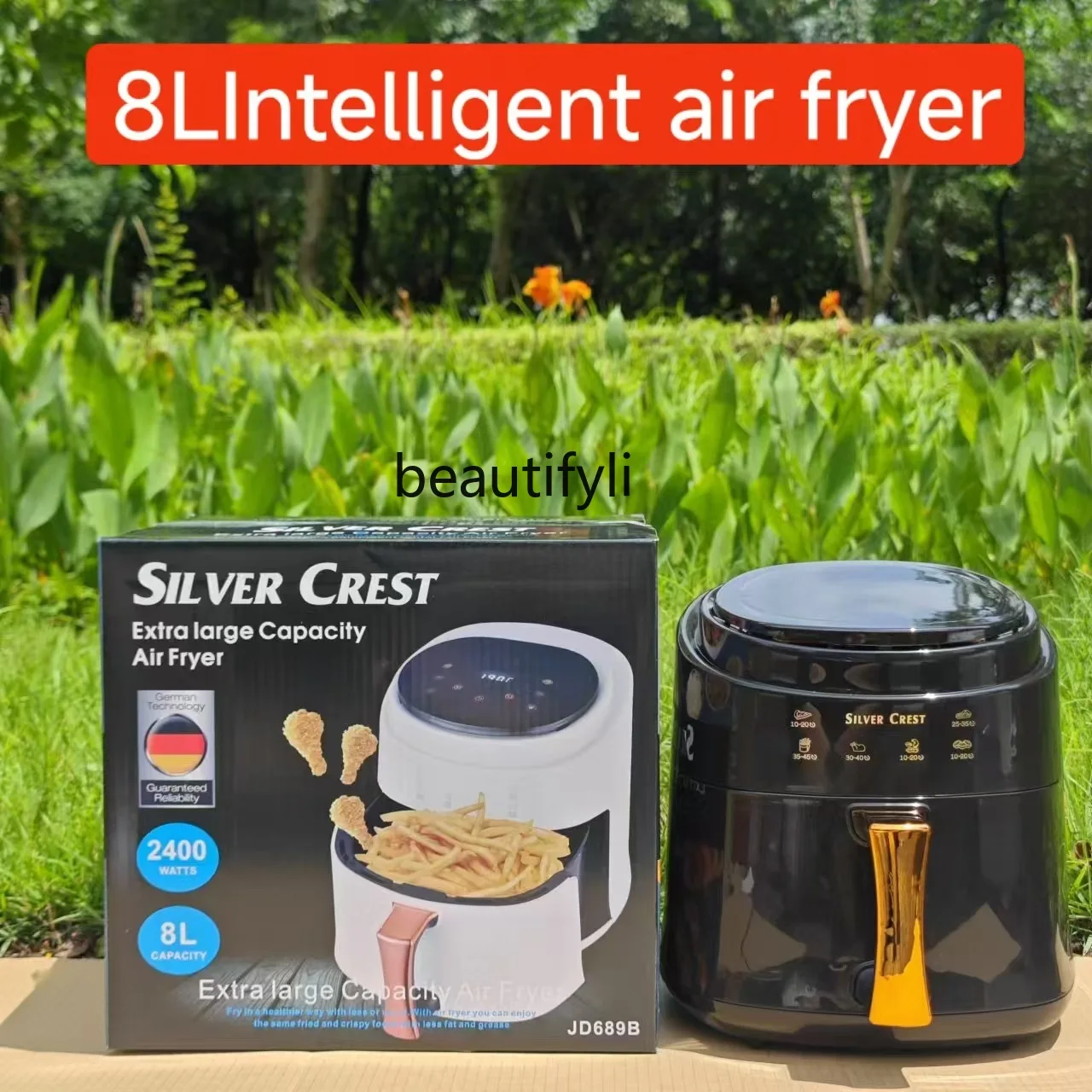 Multifunctional smart touch screen oven large capacity air fryer electric fryer French fries machine