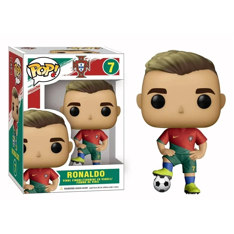 POPS Lionel Messi # 10-Glöckchen # Hahn Cristiano Ronaldo # 7. Fußballstars, Dekoration, Actionfigur, Sammlung, Modell, Geburtstag, Spielzeug, Geschenk