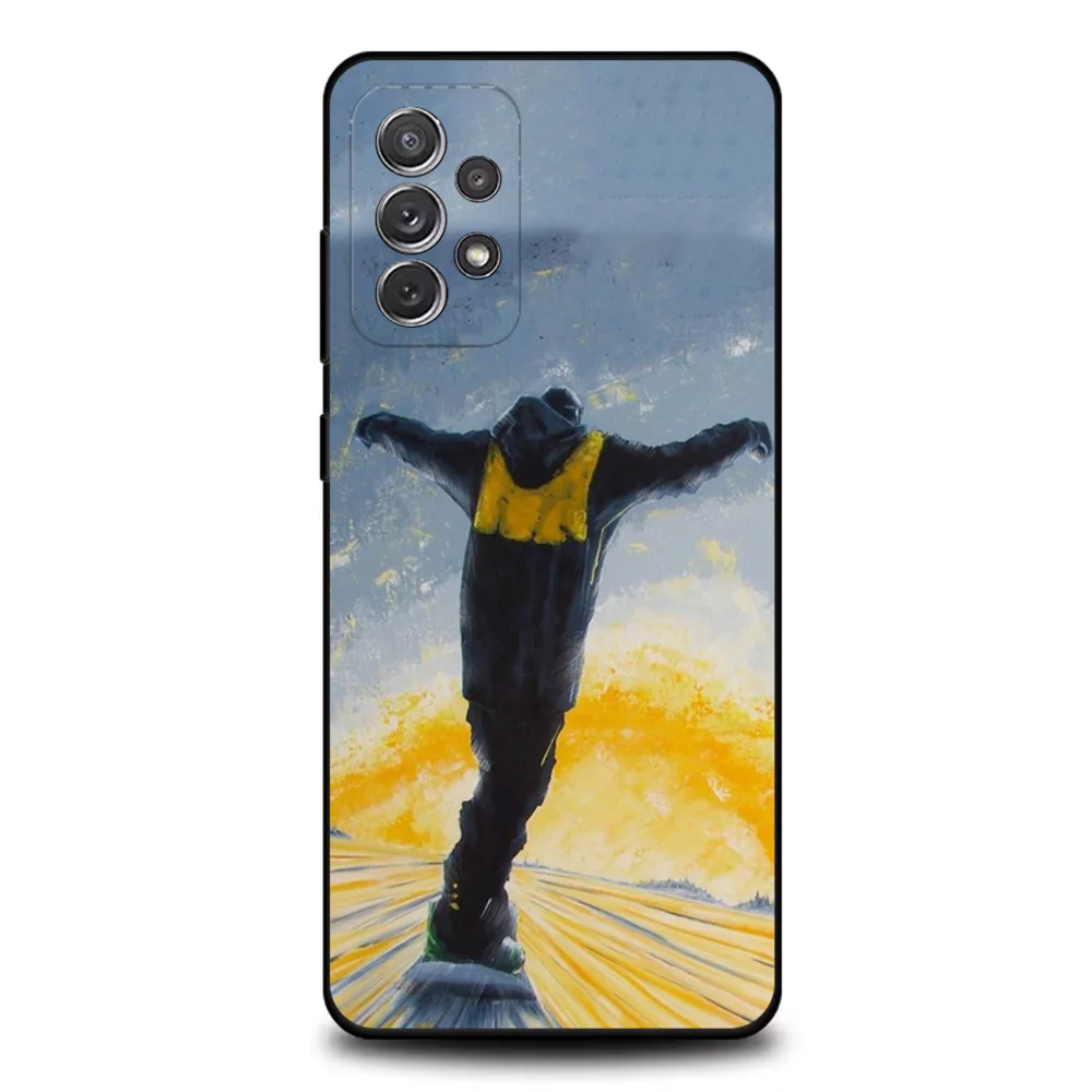 Skiën Sneeuw Snowboard Ski Telefoon Case Voor Samsung S25, S24, S21, S22, S23, S30, Ultra, S20, Plus, Fe, Lite, Note,10,9,5G Zwarte Cover