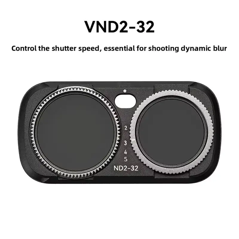 A53M-Variable Magnetic Filters For Luna Ultra Action Camera Lens- ND1-5 Stops Adjustable