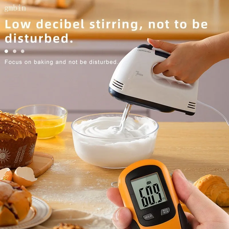 

Portable Electric Mixer 7 Gears Handheld Egg Whisk Cream Blender Dough Mixer for Baking