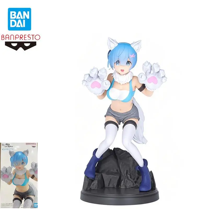 

In Stock Original Bandai Spirits Zero Starting Life In Another World Espresto Monster Motions Rem: Another Color Anime Figure